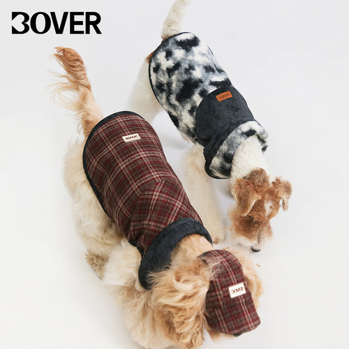 British Plaid Reversible Dog Vest