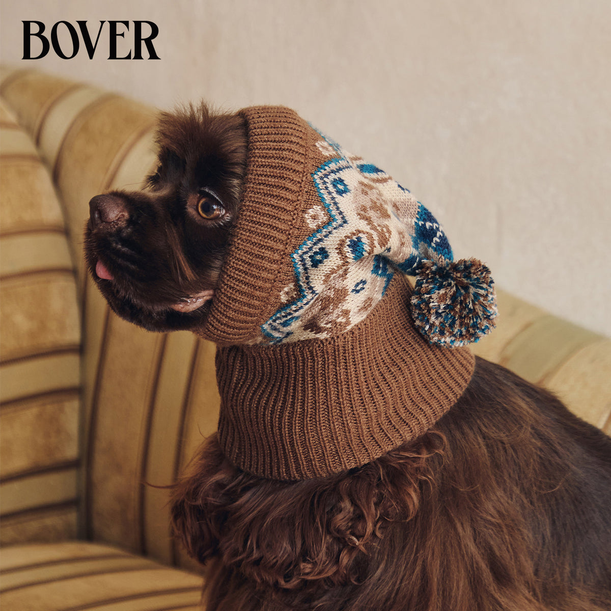 Fair Isle Pom Pom Hat