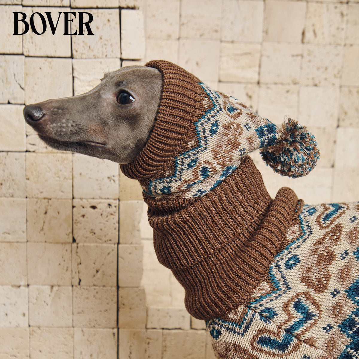 Fair Isle Pom Pom Hat